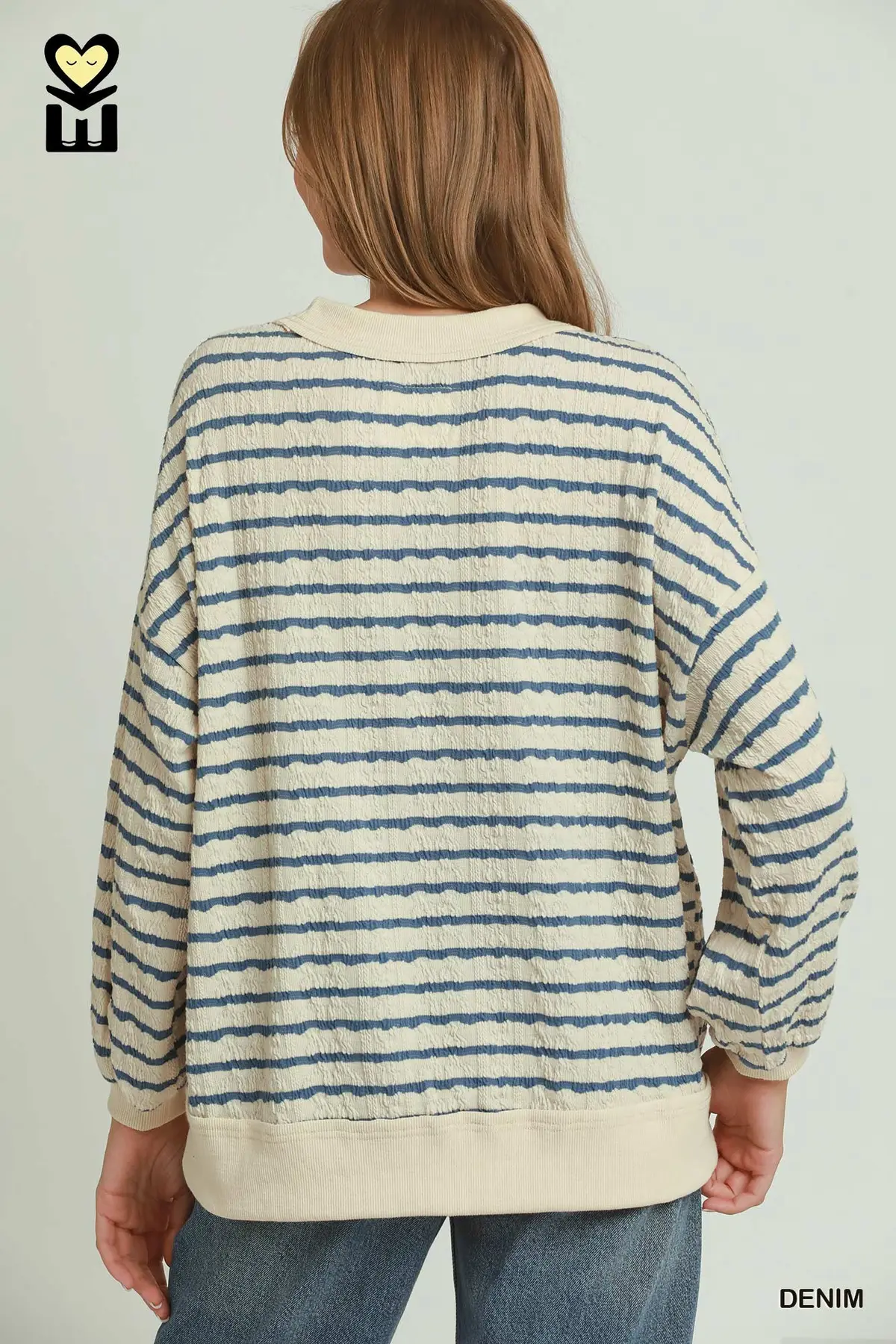 Coastal Cable Stripe Sweater 💙