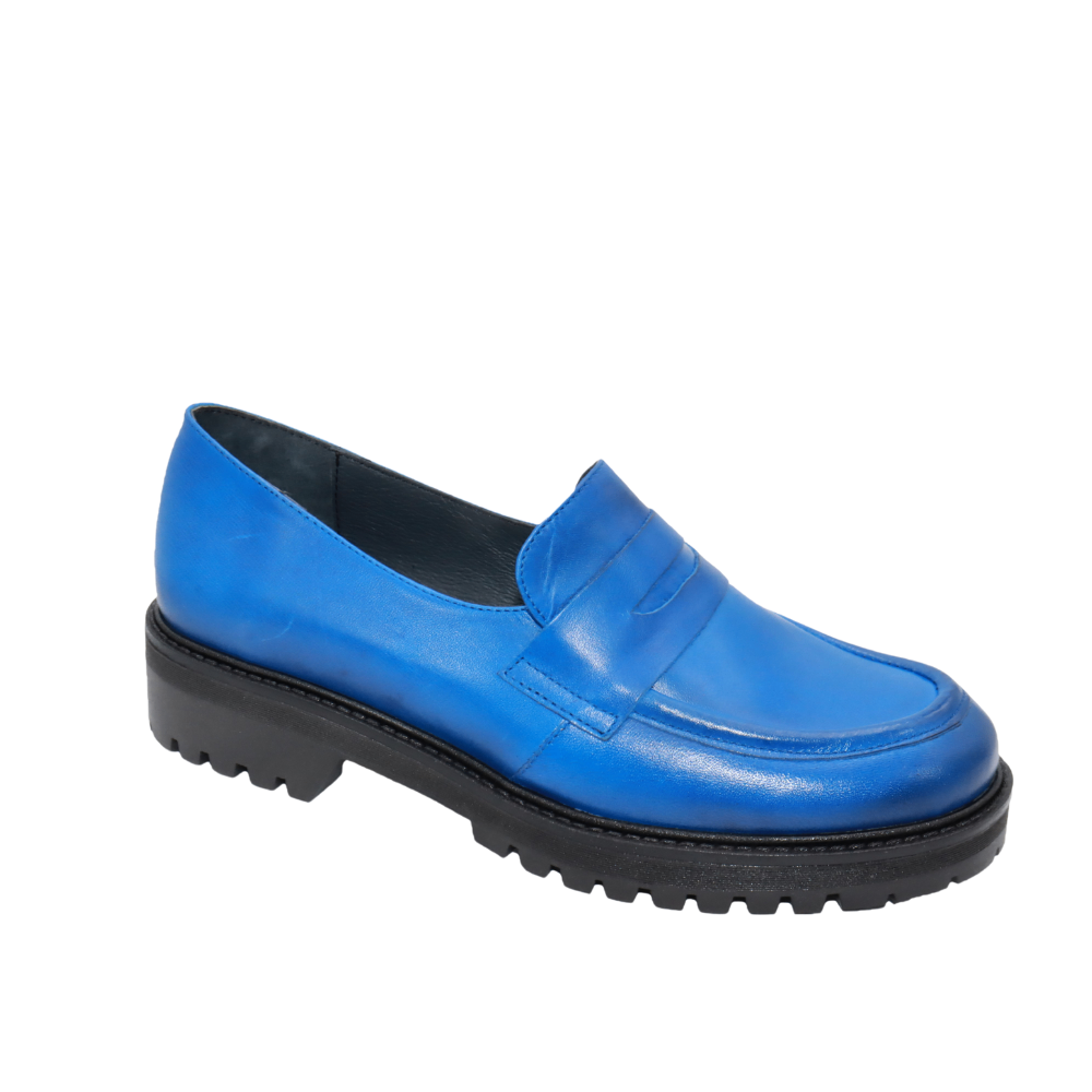 Eric Michael Electric Blue CAPTIVA Penny Loafer