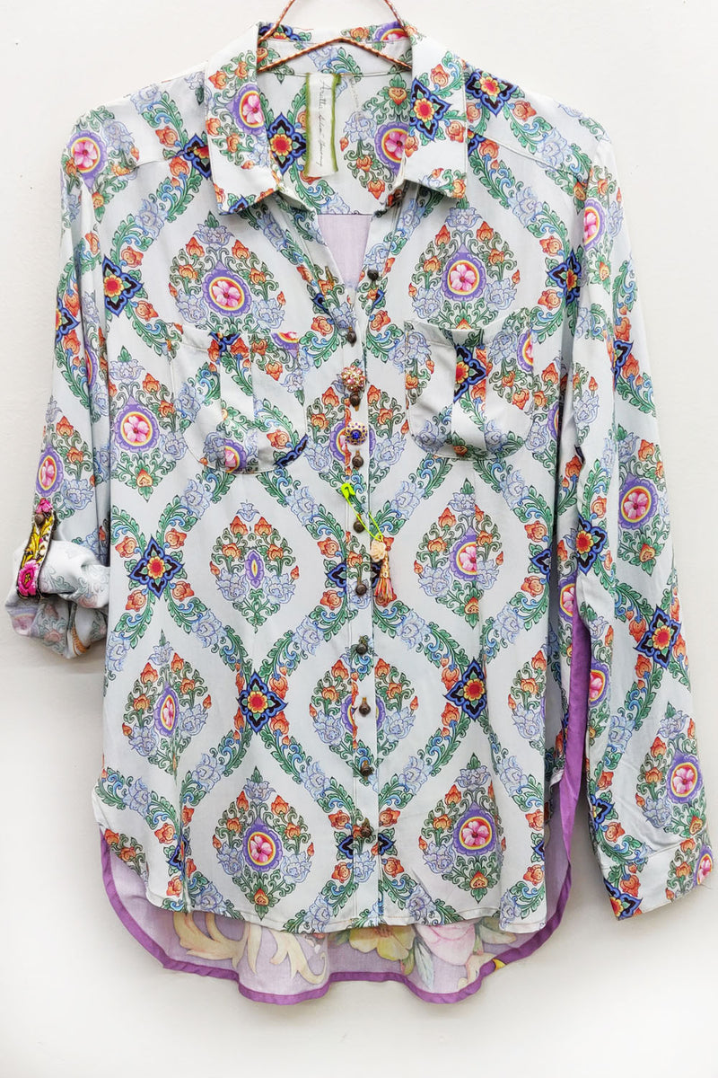 Magnificent Violet Shirt by Aratta