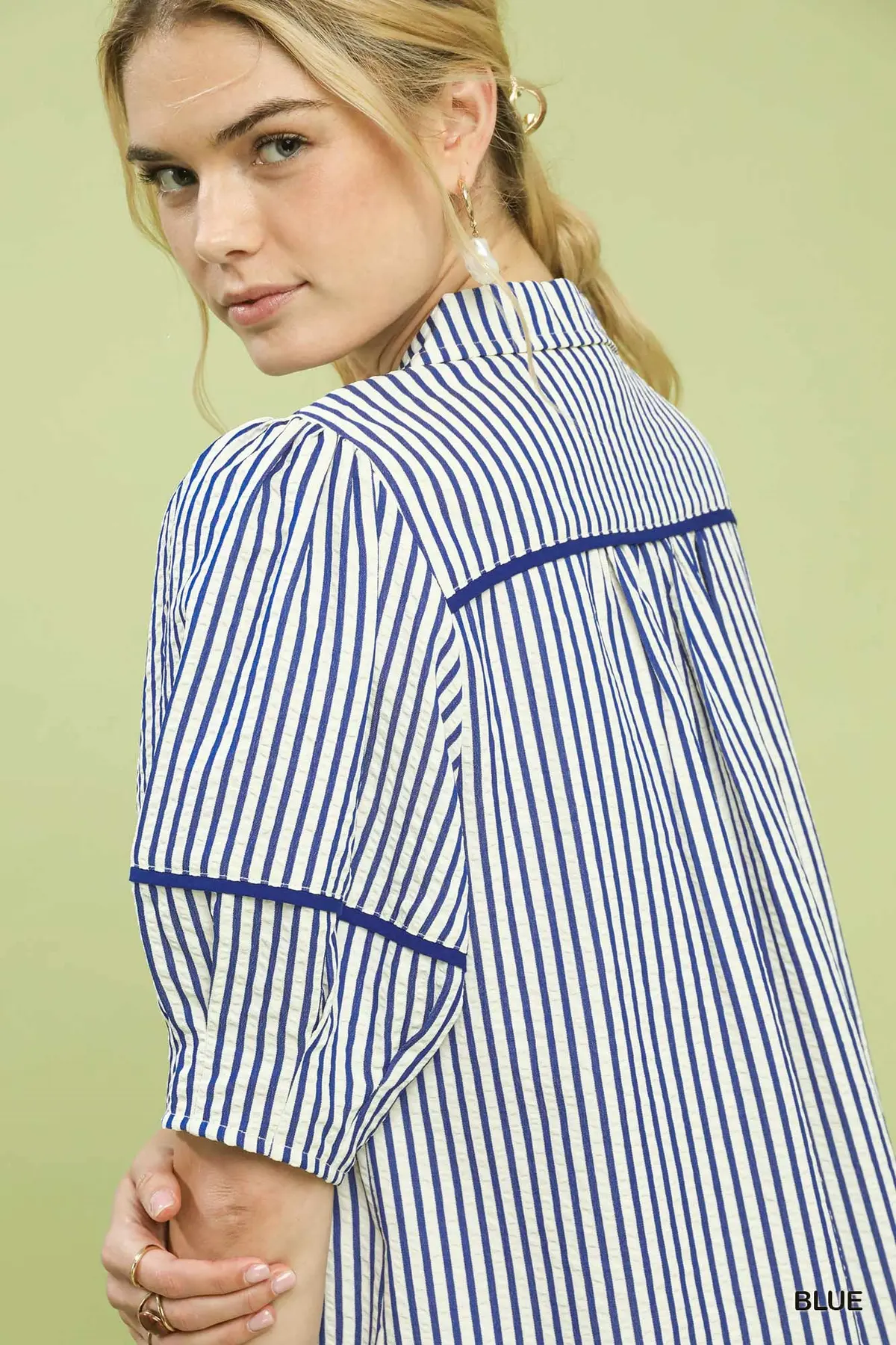 Blue Harbor Stripe Shift Dress