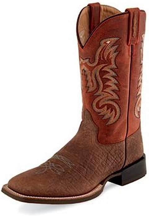 Men's Old West Broad Toe Square Boot
