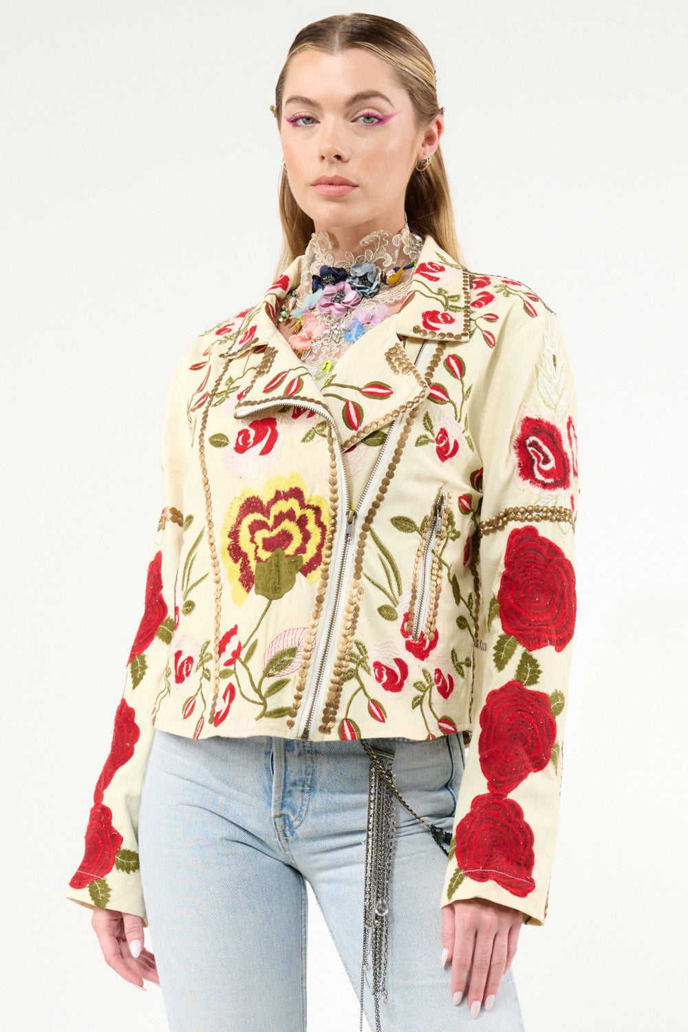 Carmen Embroidered  Jacket by Aratta