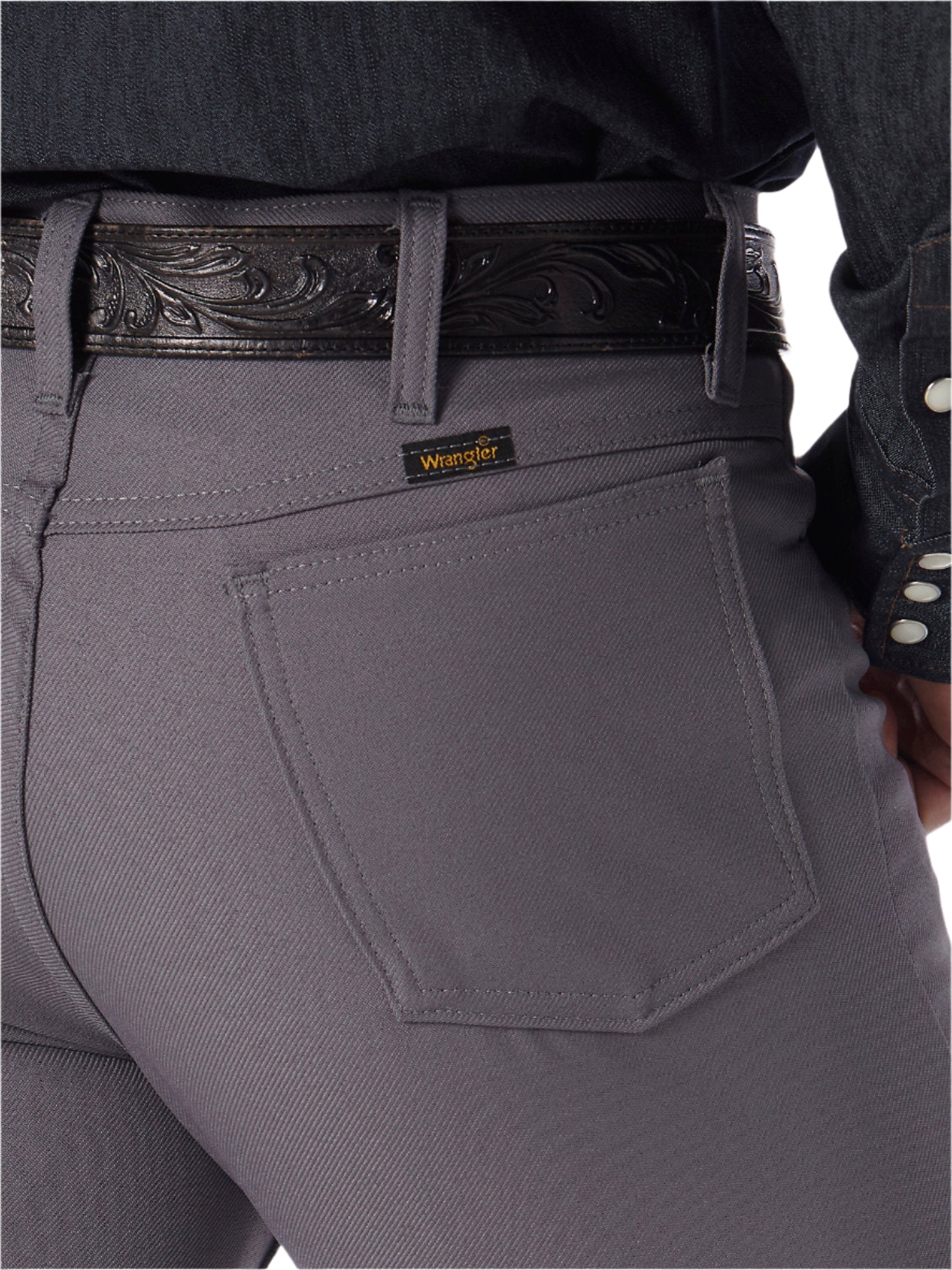 Wrangler Men's Wrancher Gray Dress Pants