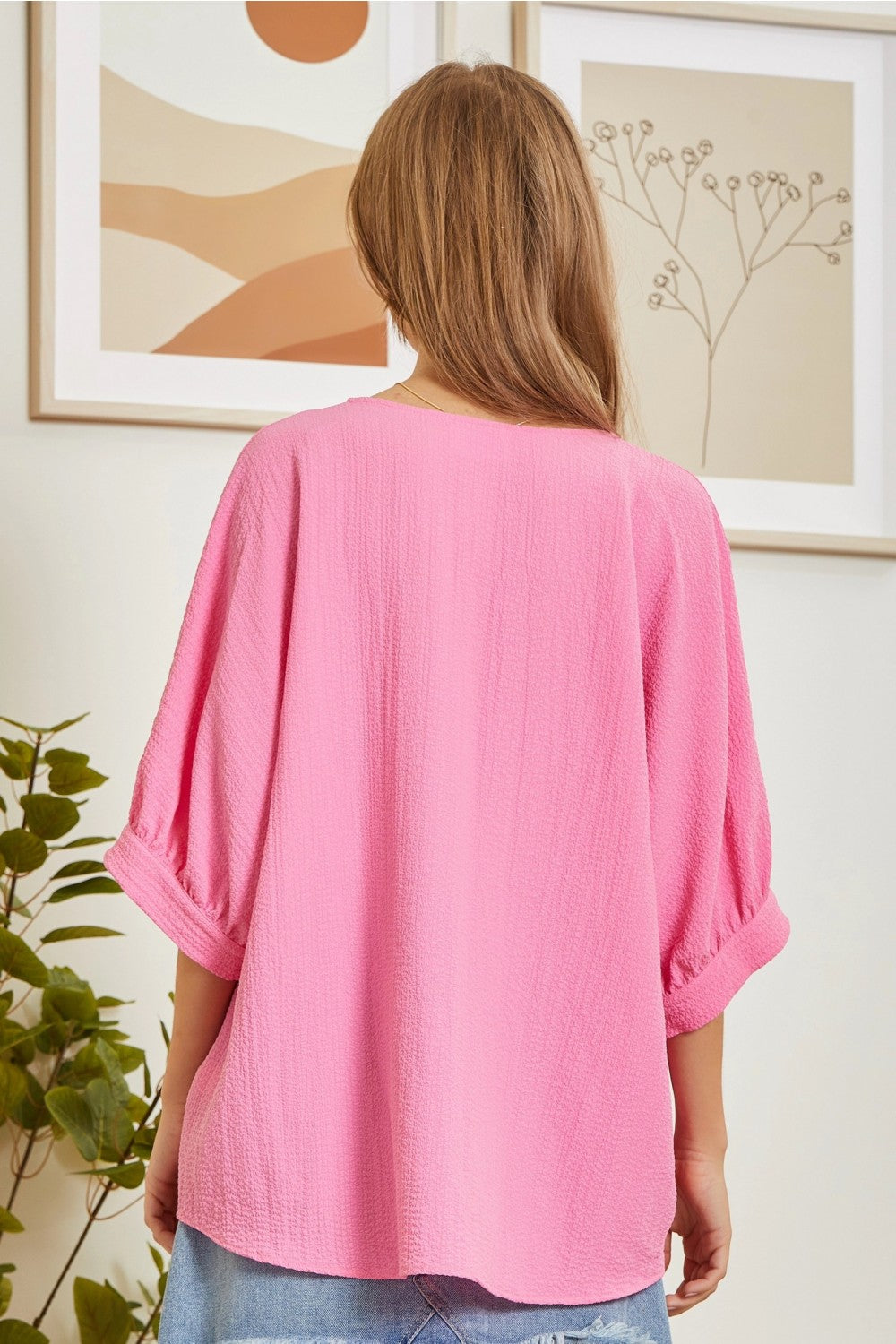 Pink Easy Going Top