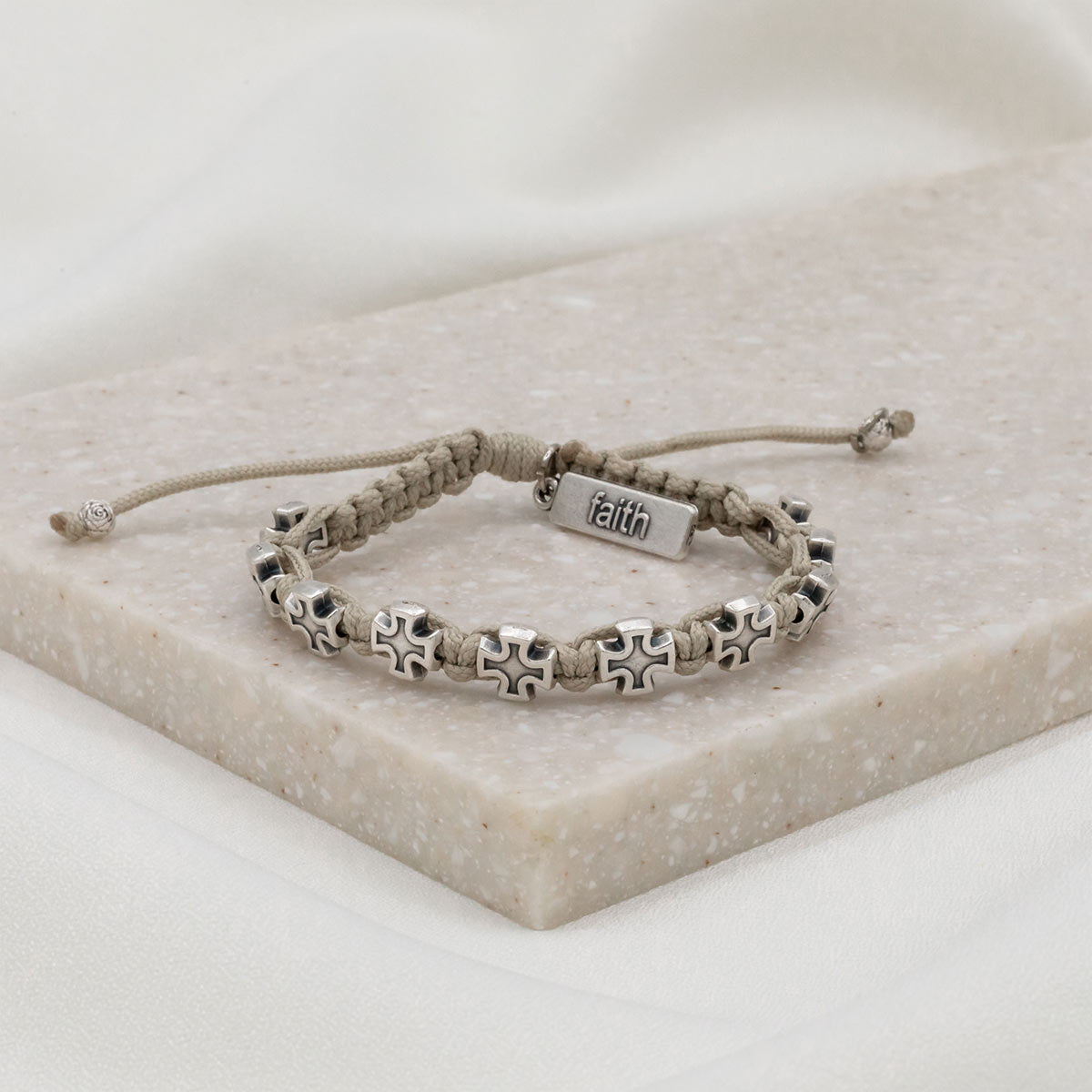 Faith Blessing Bracelet/Silver