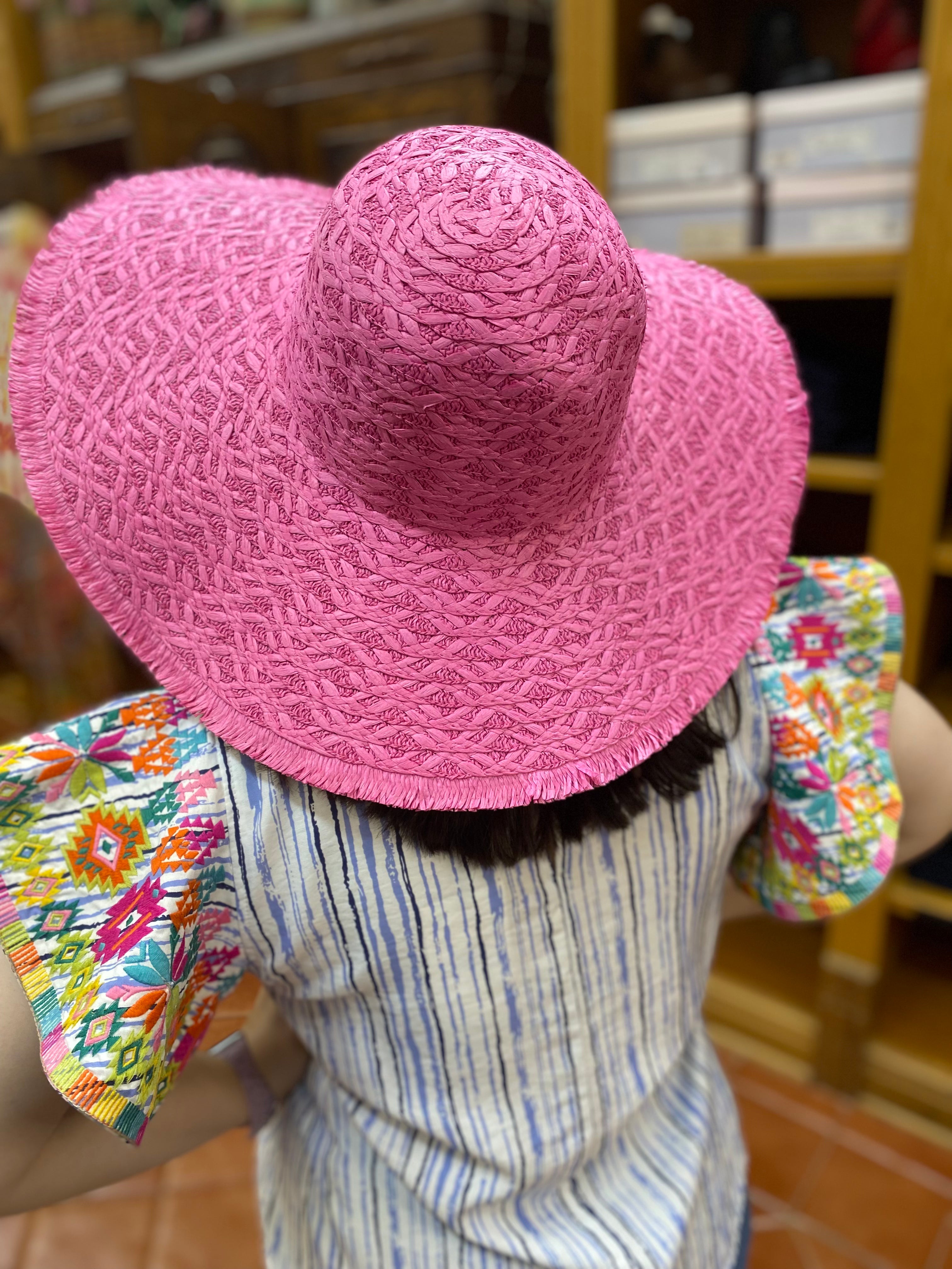 Hot Pink Summer Time Hat