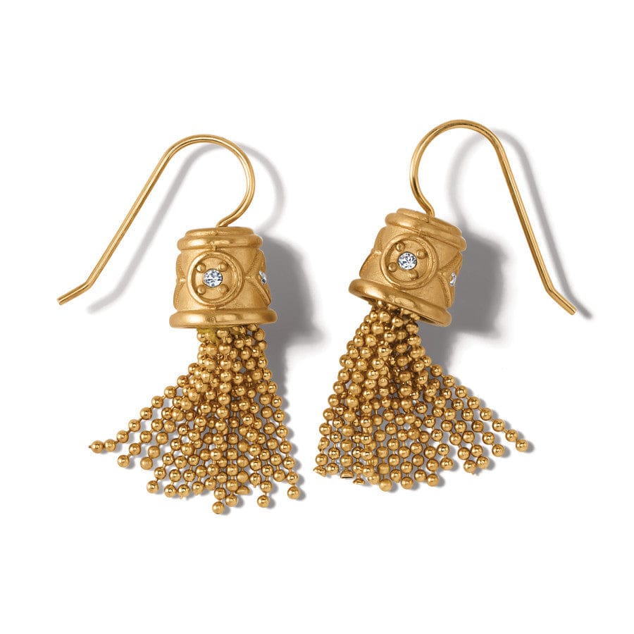 Meridian Zenith Tassel French Wire Earrings-Gold