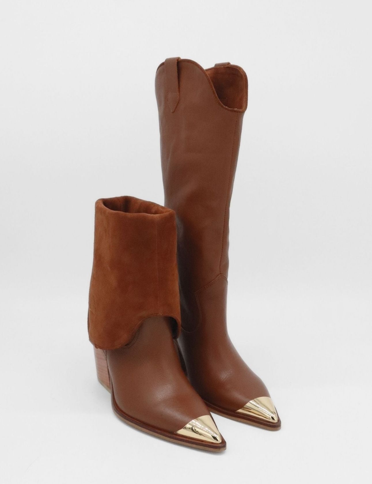 Prince 2-in 1 Convertible Brown Suede Boots