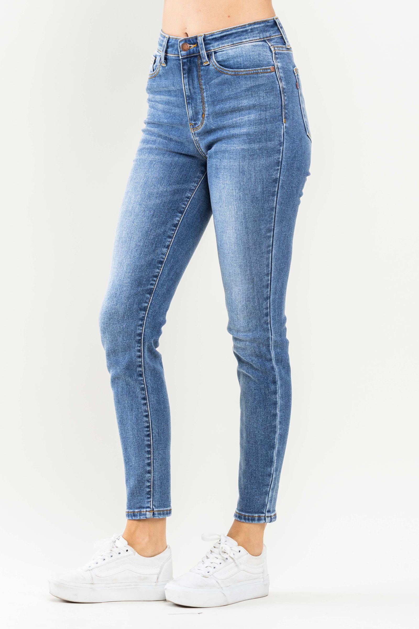 Judy Blue High Waist Classic Thermal Skinny Jeans