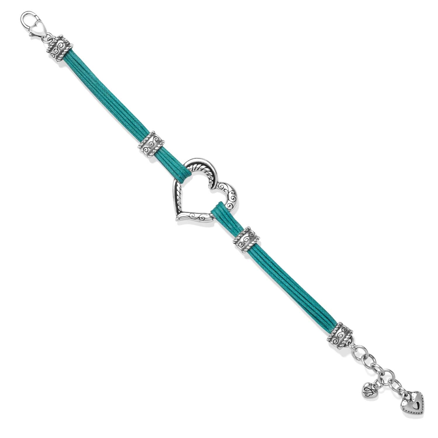 Heritage Heart Bracelet/Teal