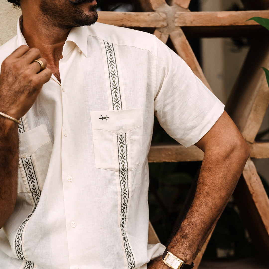 Tejas Guayabera - Flores by Texas Standard