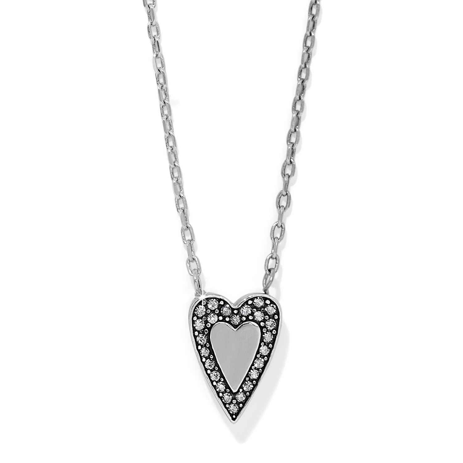 Love Messages B Bold Reversible Necklace