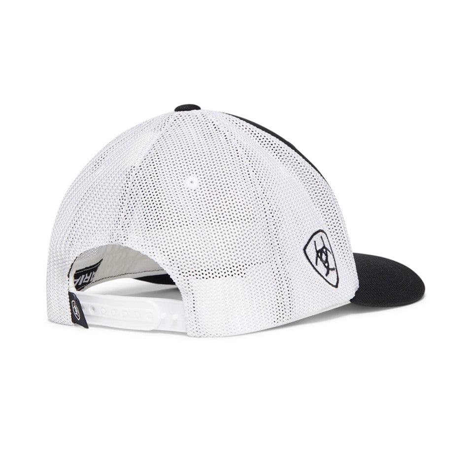 Ariat Men's Mexican Flag Black Ball Cap