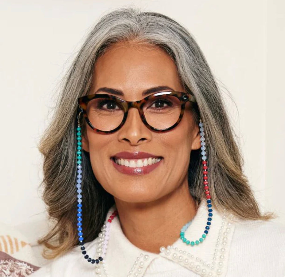 Beaded Chain for Reading Glasses - Multi