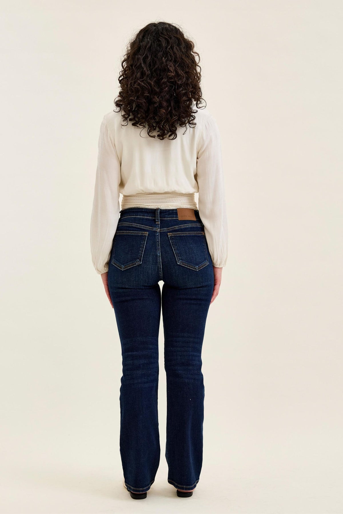 Judy Blue Mid Rise Petite Dark Wash Bootcut Jean