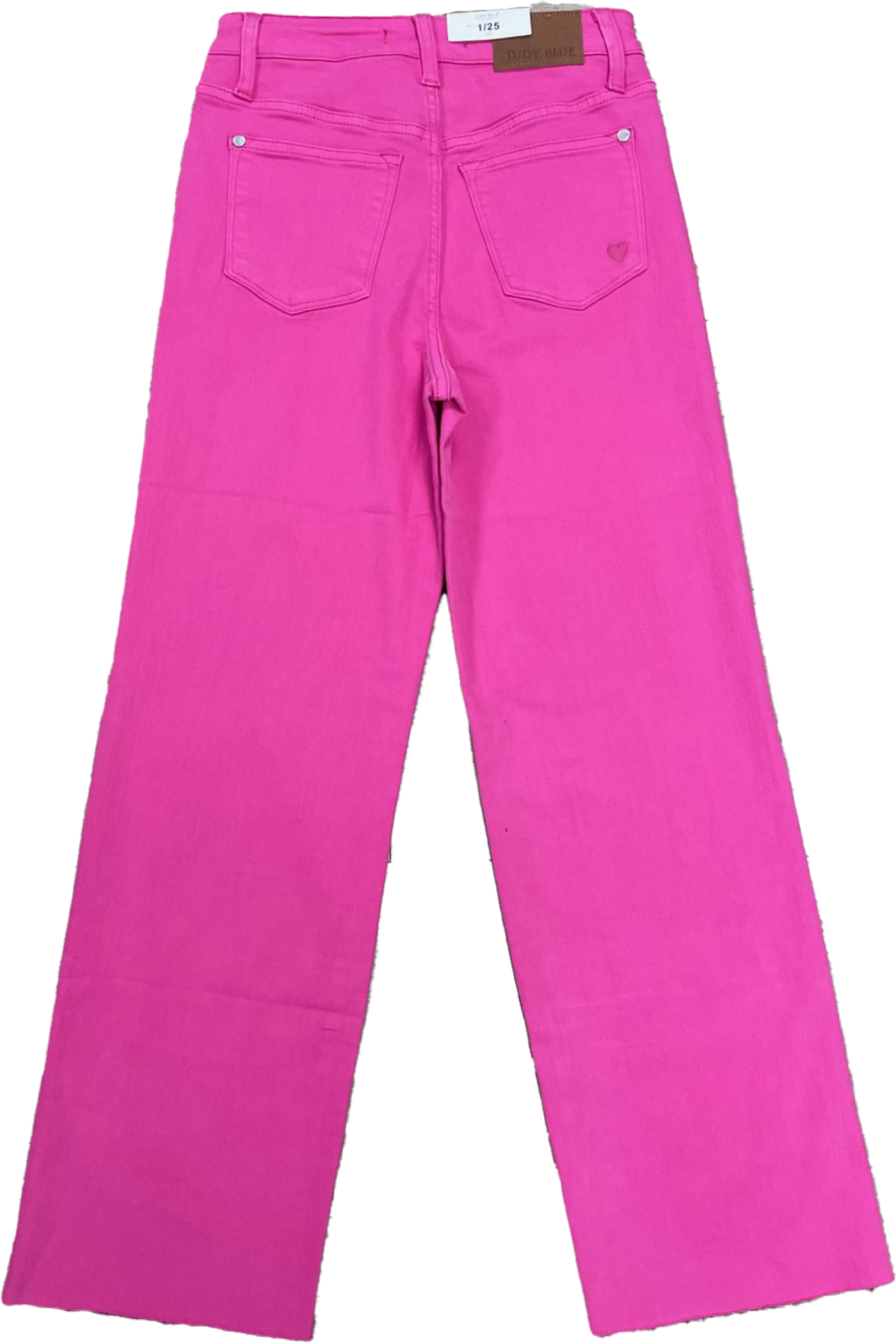 Judy Blue Hot Pink High Waist 90's Straight Jeans
