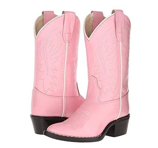 Old West Girls Pink Cowgirl Boot/2