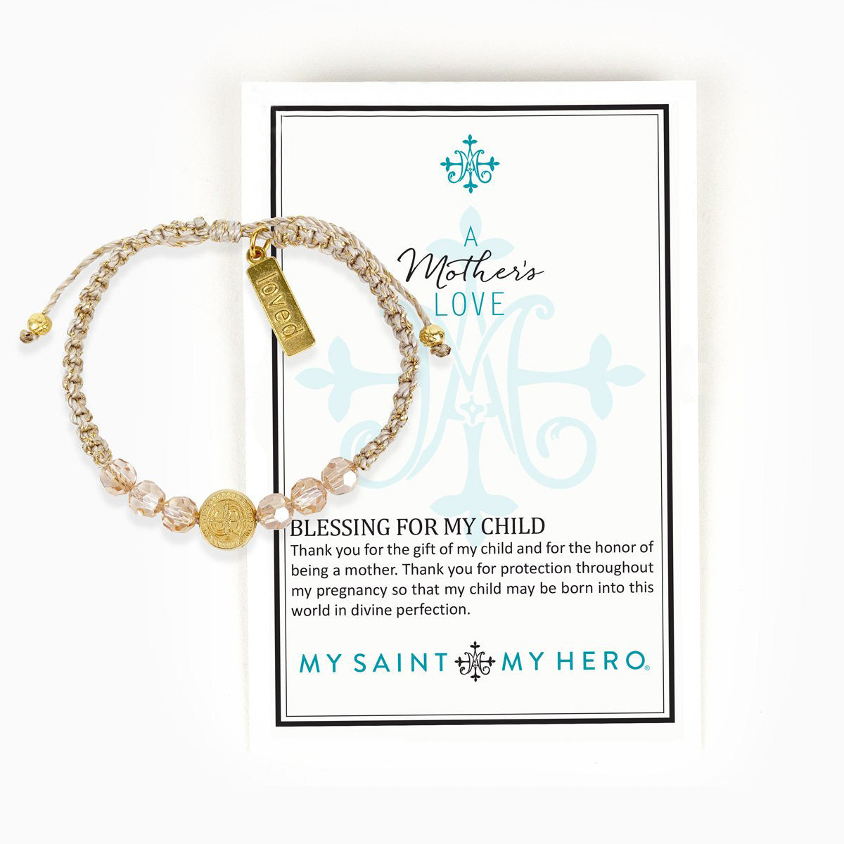 A Mother's Love Blessing for MY Child Bracelet
