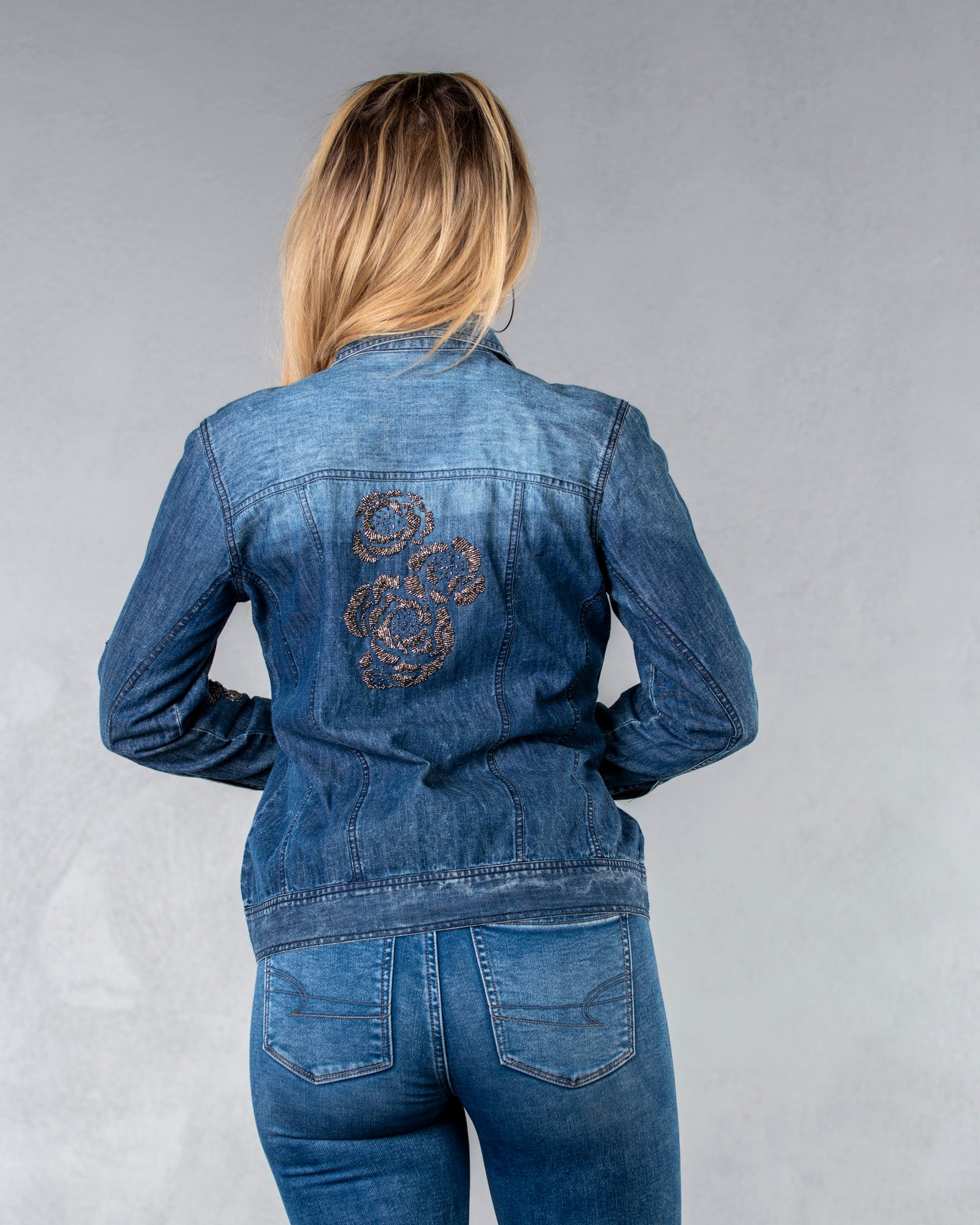 Time For A Change Denim Jacket by Vintage Collection