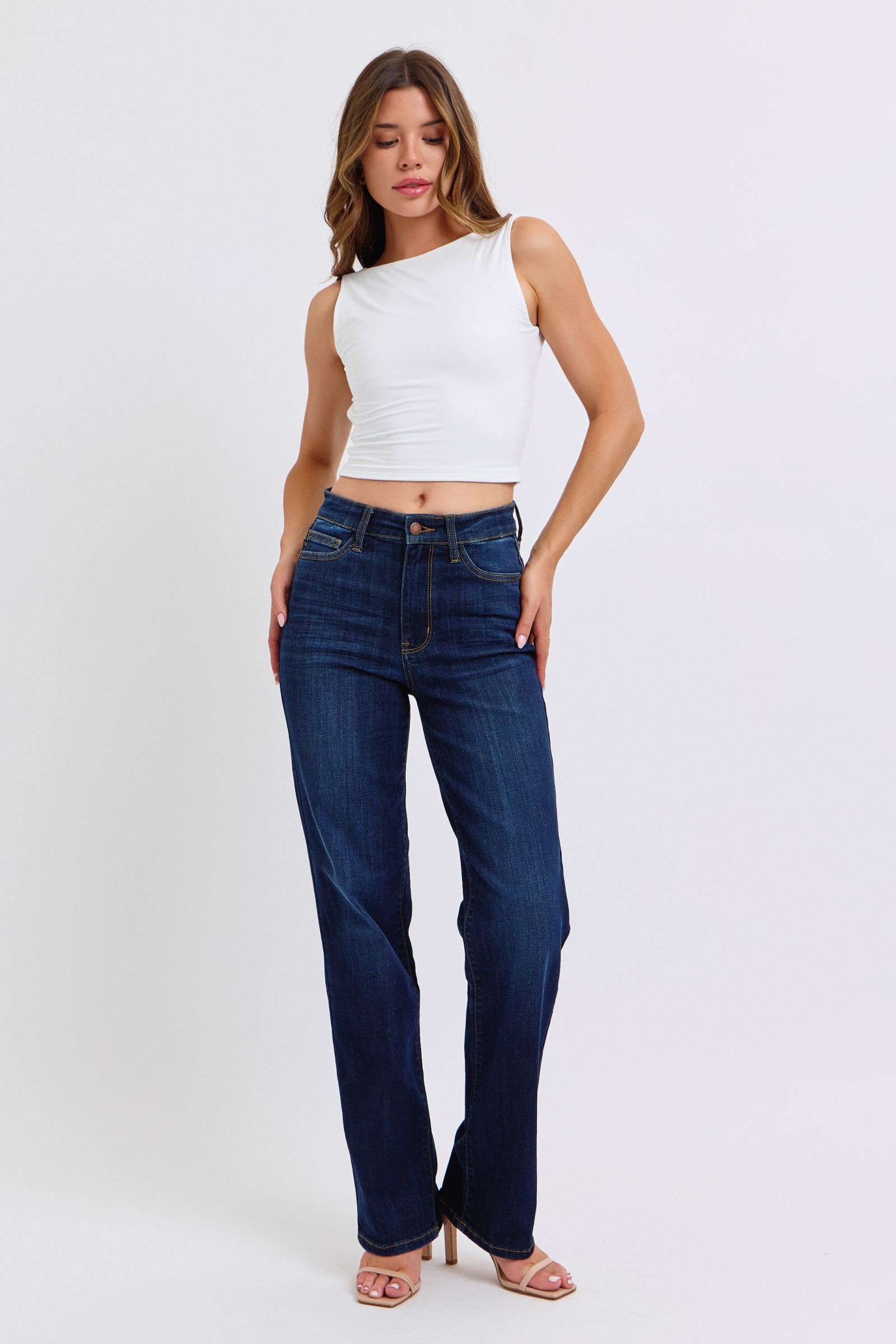 Judy Blue High Waist Straight Jeans