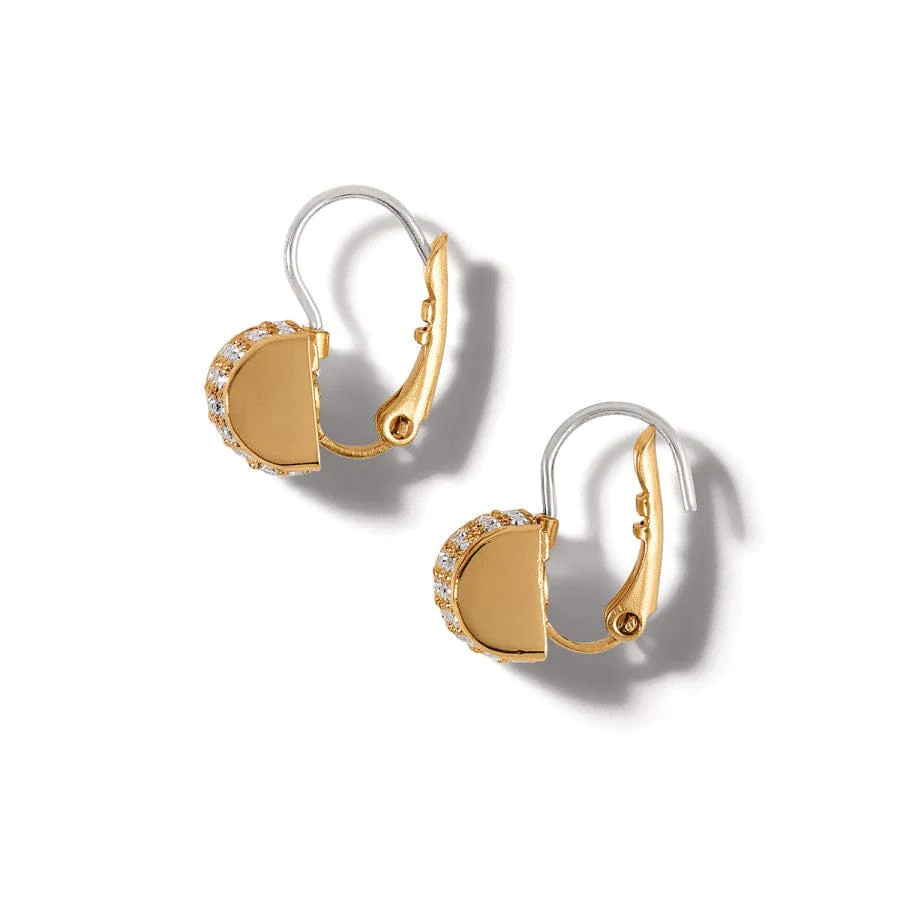 Meridian Leverback Earrings-Gold