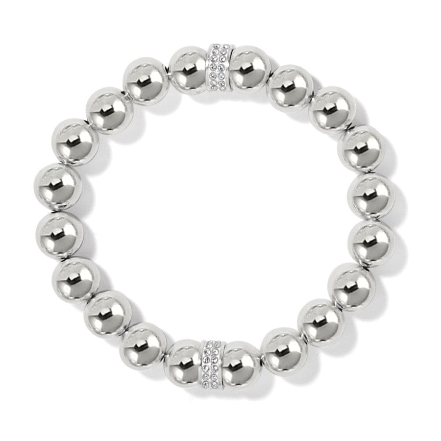 Meridian Stretch Bracelet / Silver