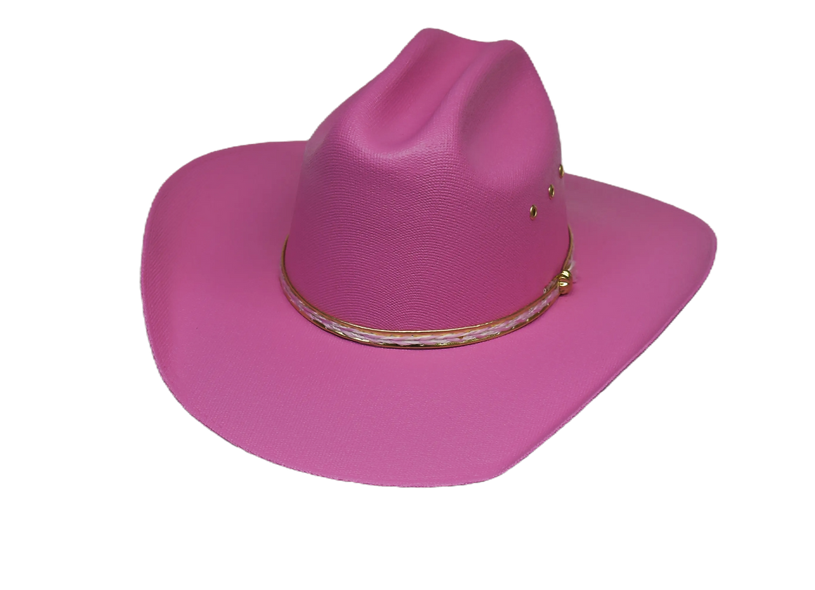 Abby Hot Pink Child Straw Hat