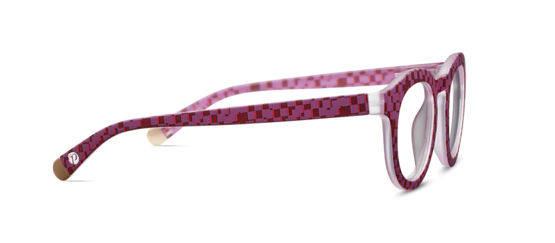 Frame of Mind Pink Pixel Check- Peepers Reading Glasses