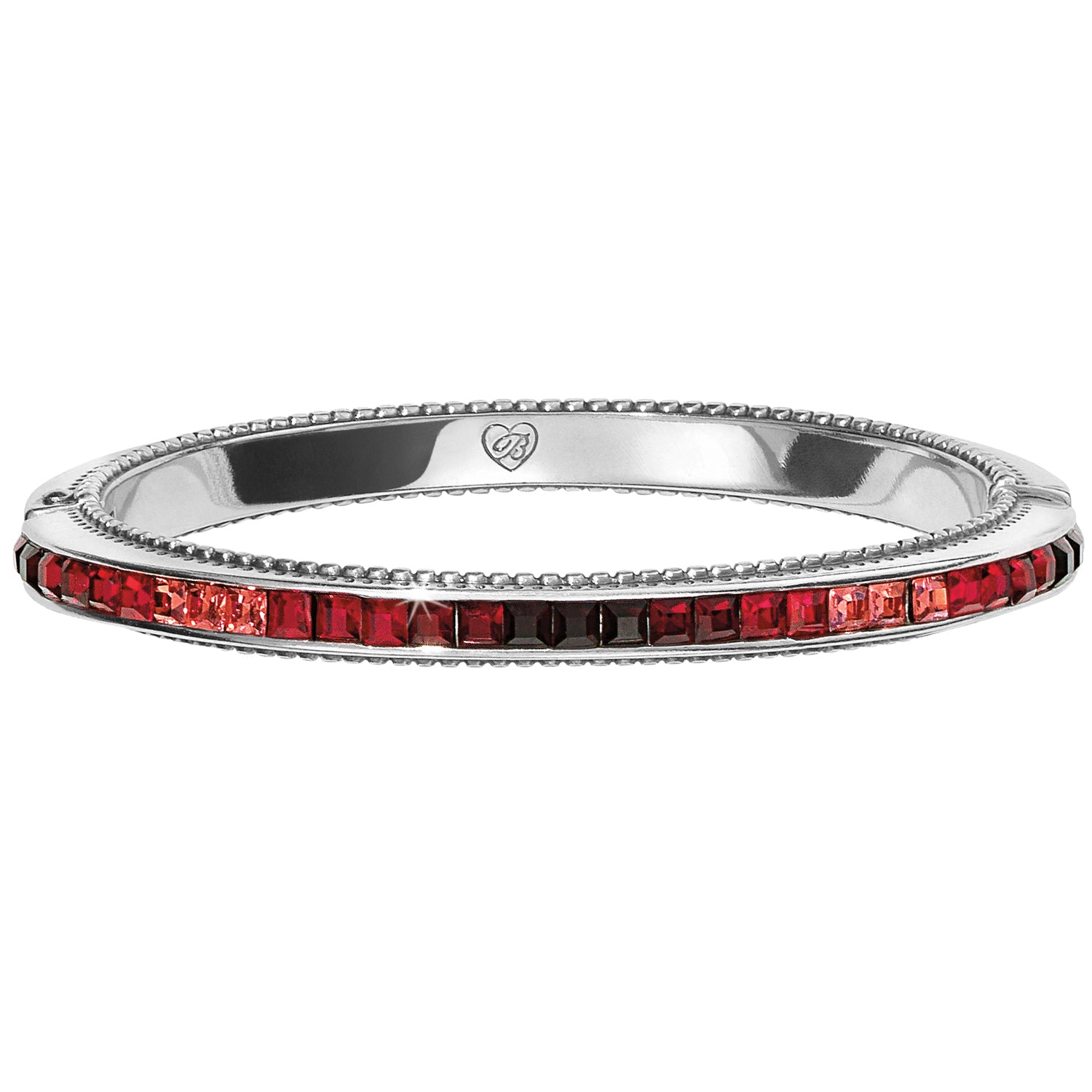 Spectrum Hinged Bangle/Red