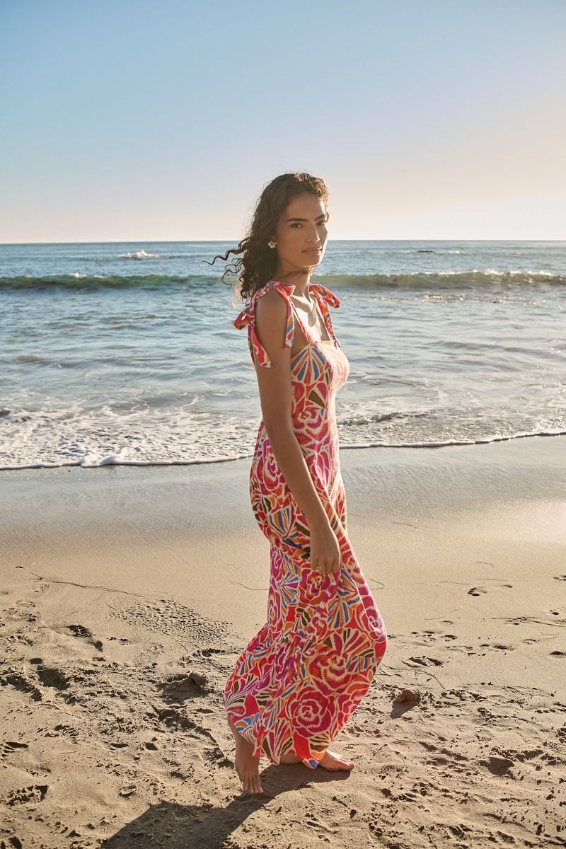 Sunset Bloom Maxi Dress