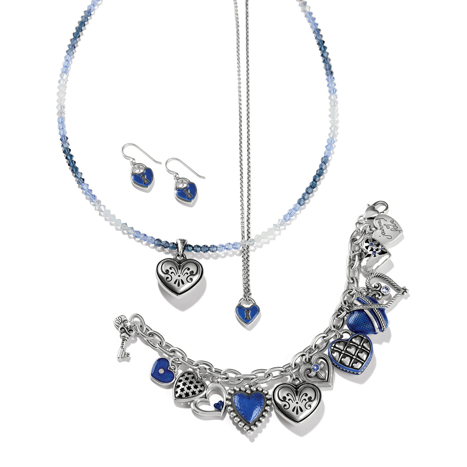 One Heart Ombre Necklace