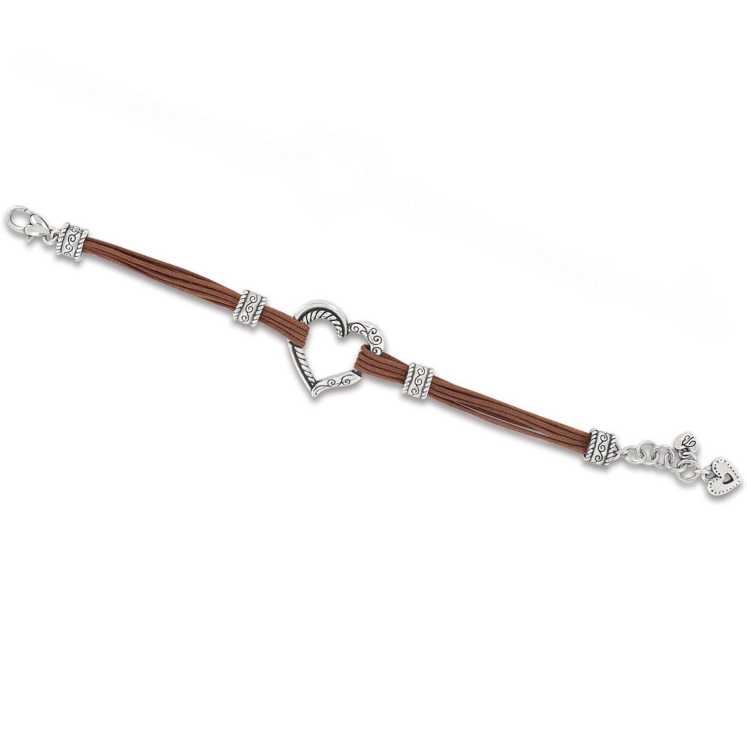 Heritage Heart Bracelet/Brown