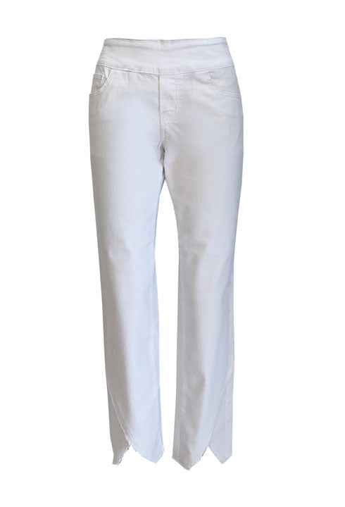 Oh So Comfortable White Pull On Jean by Ethyl