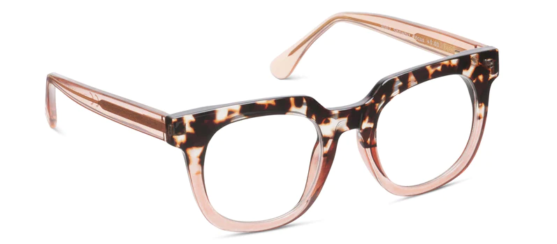 Showbiz Gray Tortoise Pink - Peepers Reading Glasses