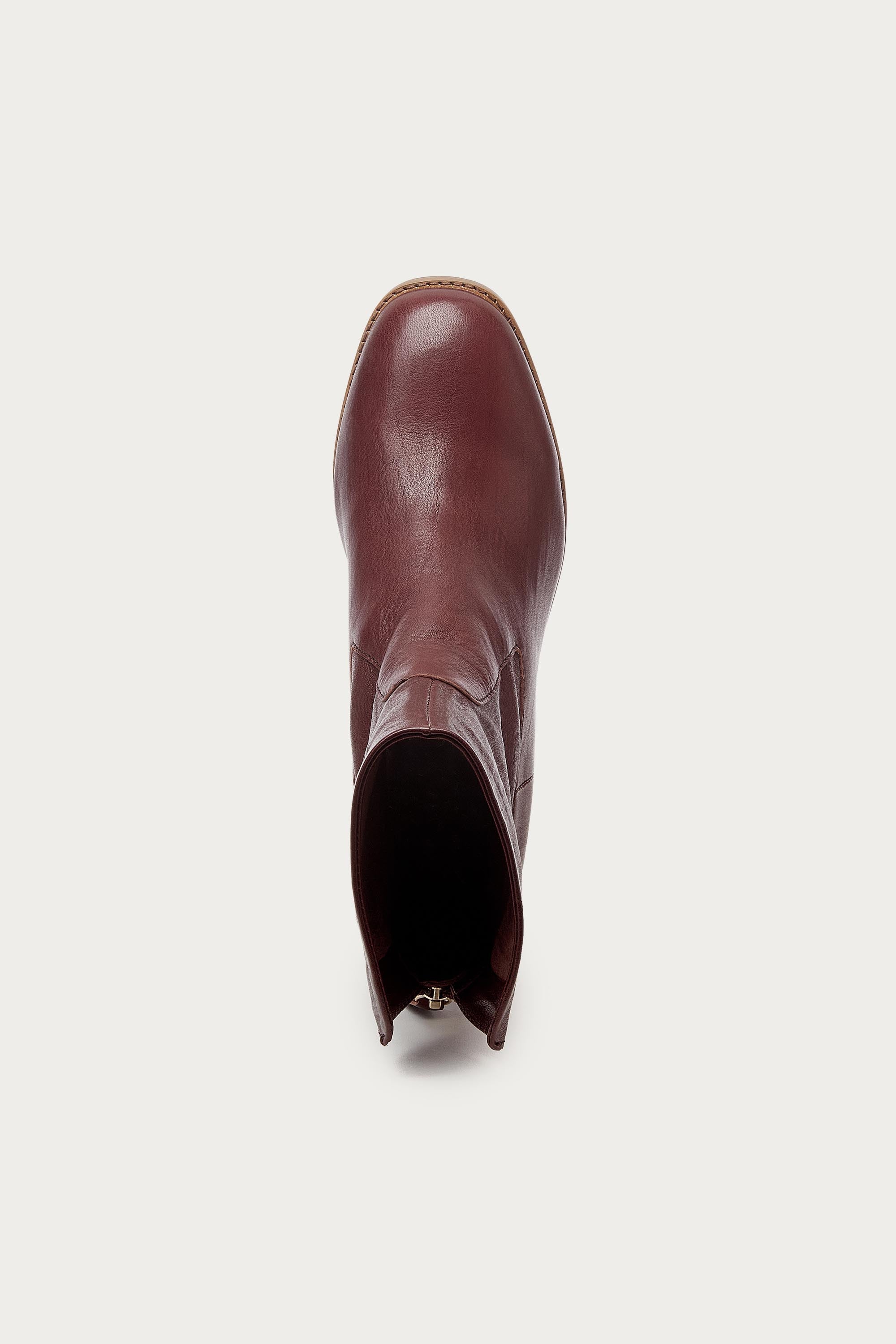 Island Warm Brown Leather Booties by Kelsi Dagger