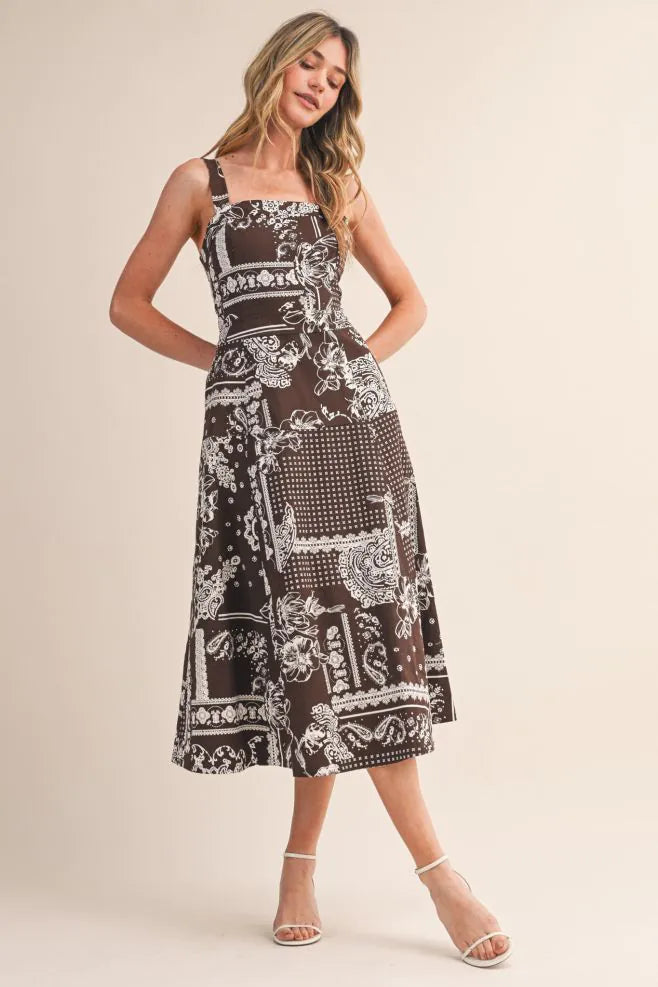 Bandana Babe Midi Dress