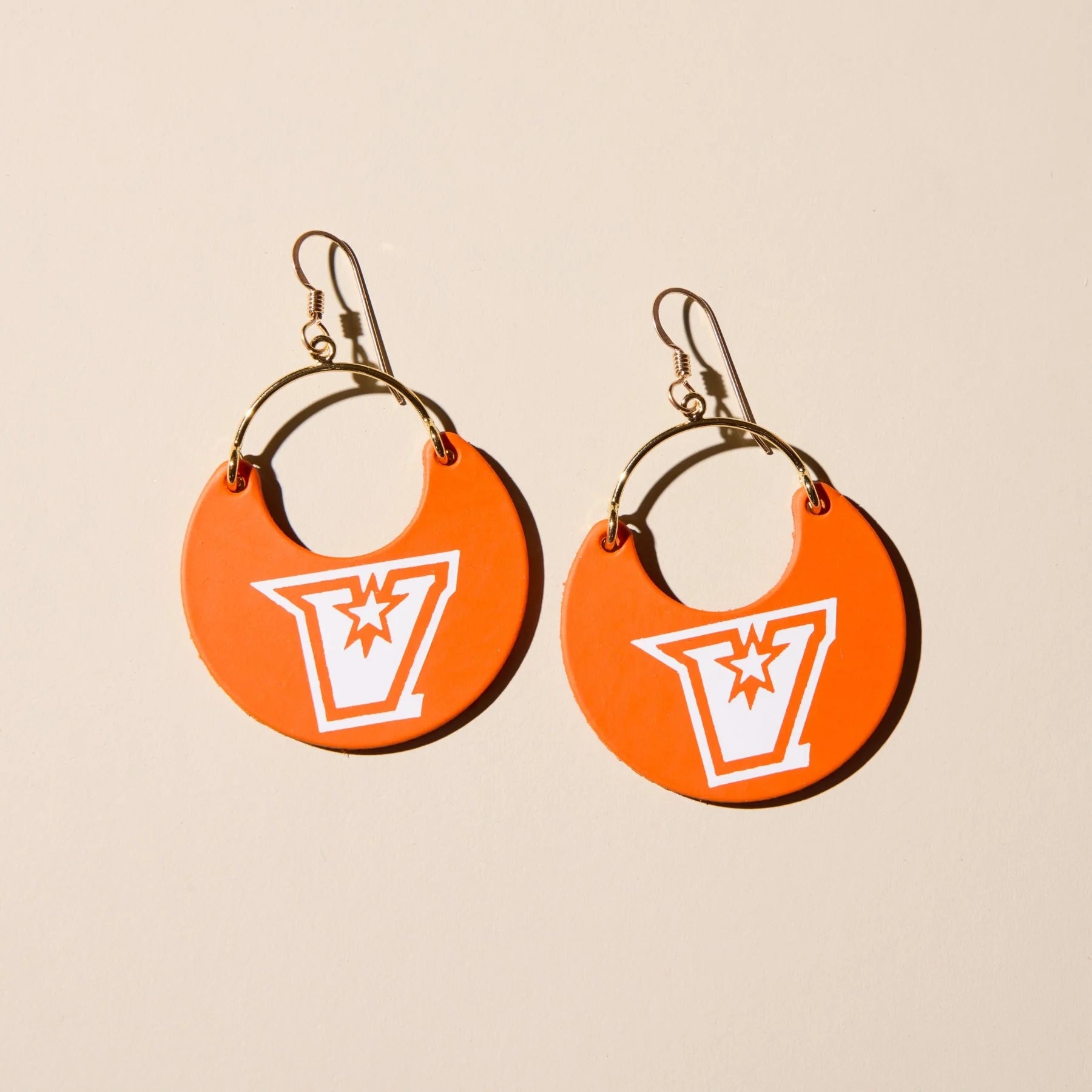Orange UTRGV Ninas Earrings