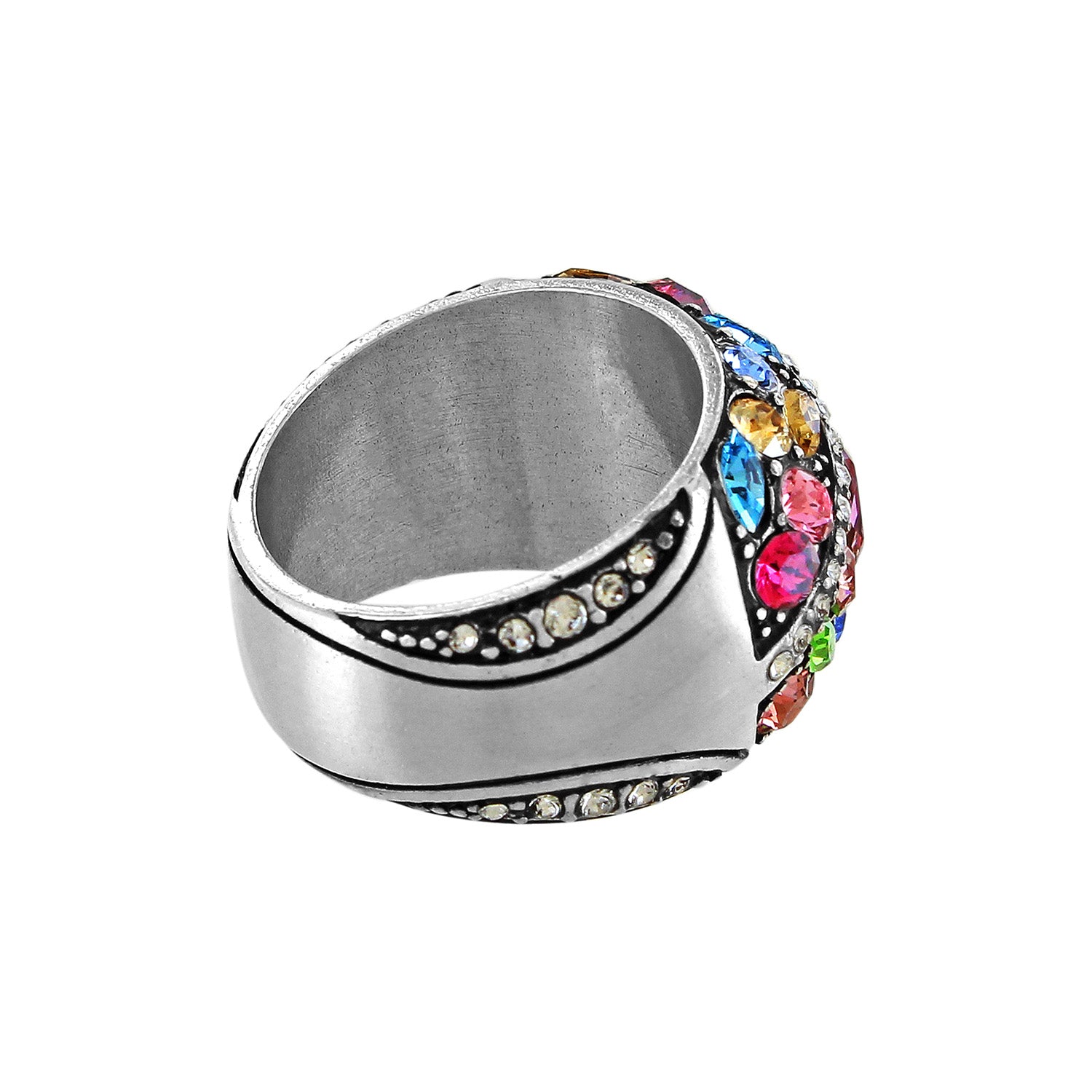 Trust Your Journey Pastel Multi Ring