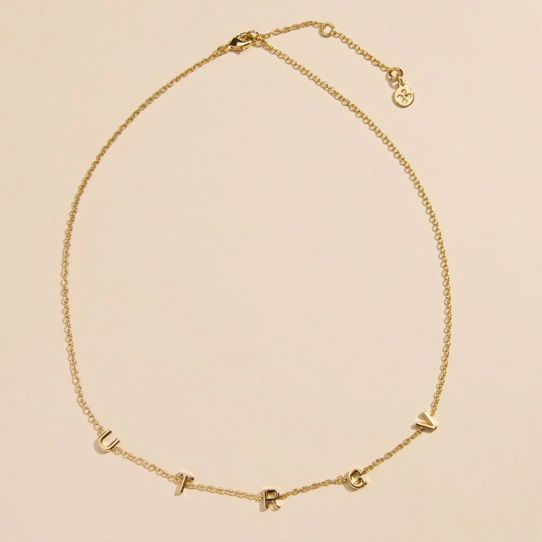 UTRGV Initial Necklace