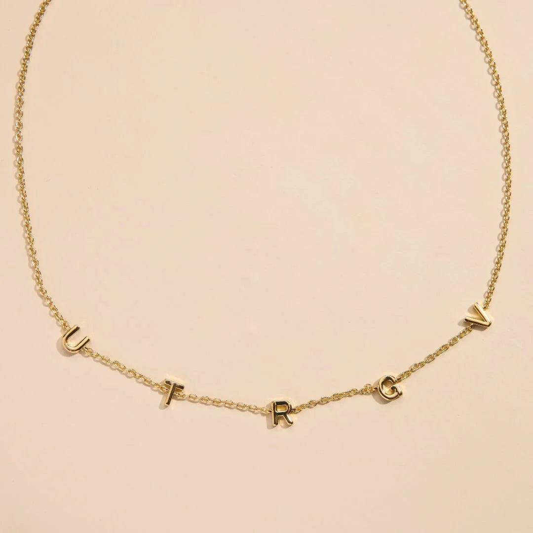 UTRGV Initial Necklace