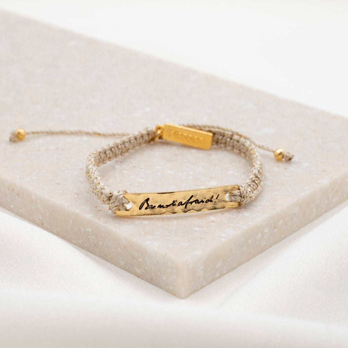 Be Not Afraid Bracelet - Metallic
