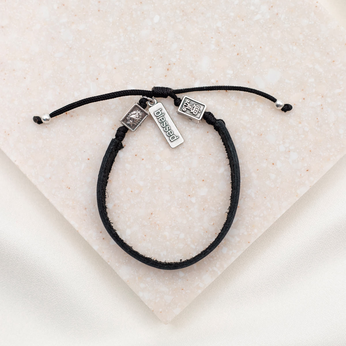 Garment of Grace Leather Bracelet