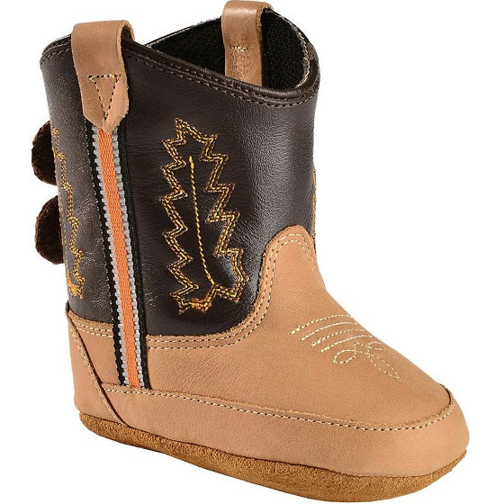 Old West Infant Brown/Tan Boot