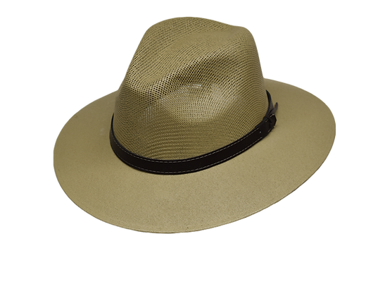 Taupe Panama Fashion Hat