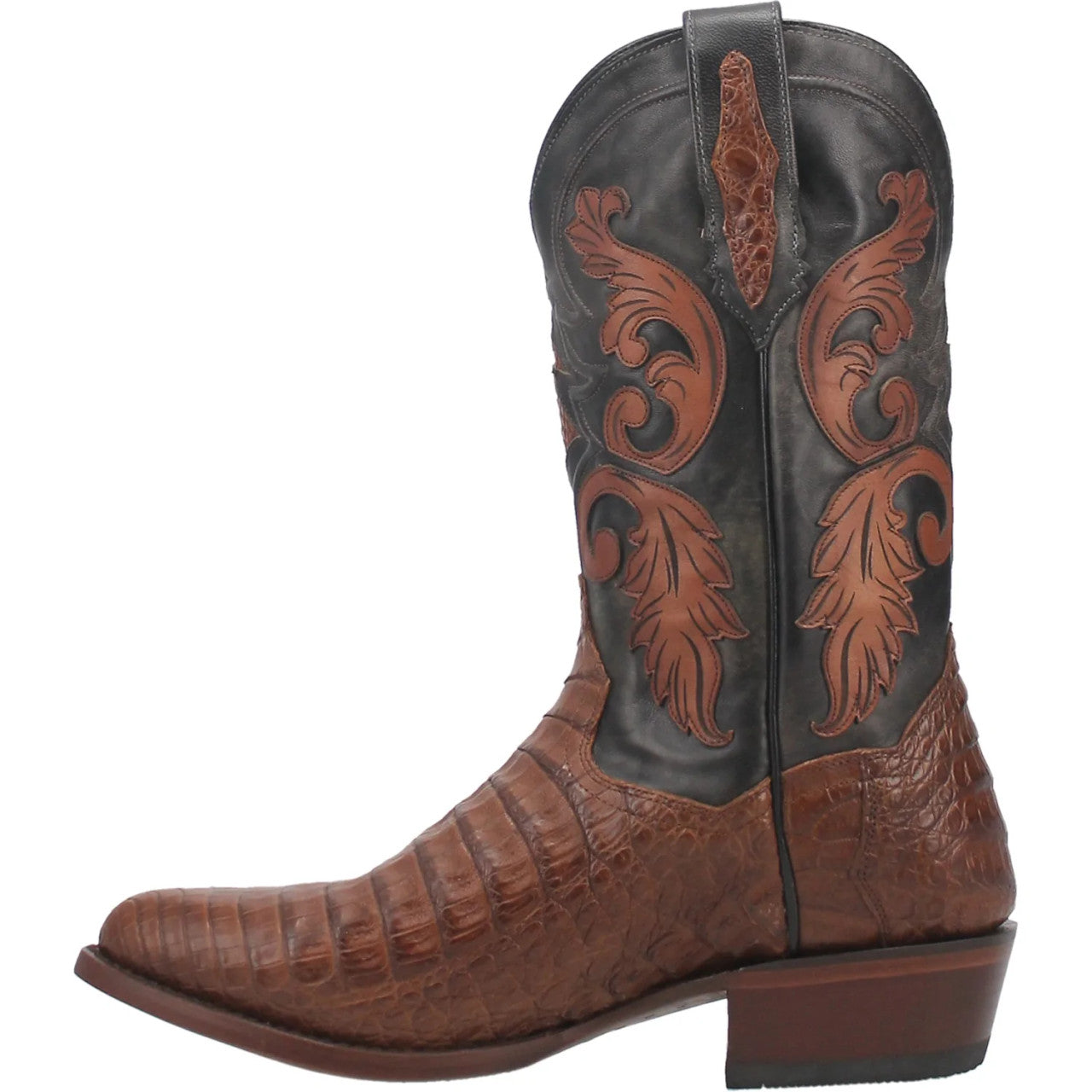 Dan Post Caiman Socrates Brown Leather Cowboy Boots