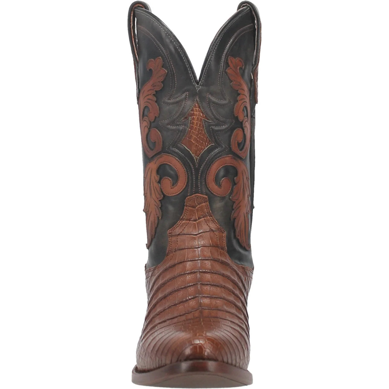 Dan Post Caiman Socrates Brown Leather Cowboy Boots