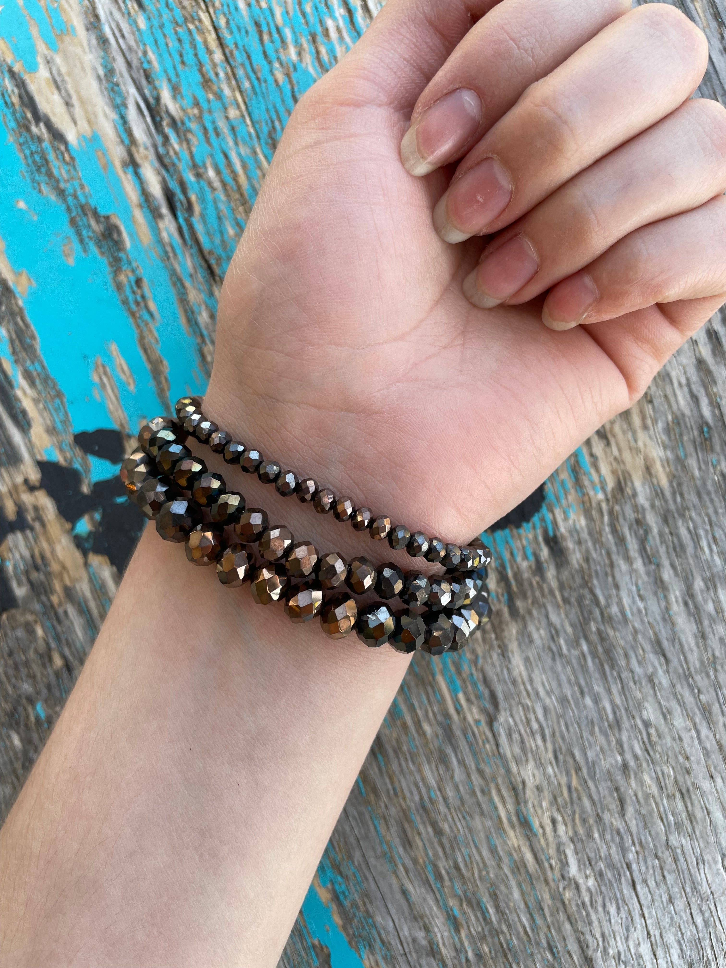 Triple Strand Uganda Bracelet – WAR Chest Boutique