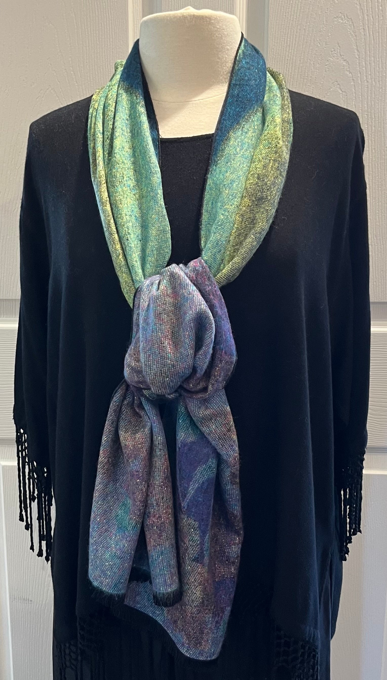 Starry Night Reversible Cashmere Scarf