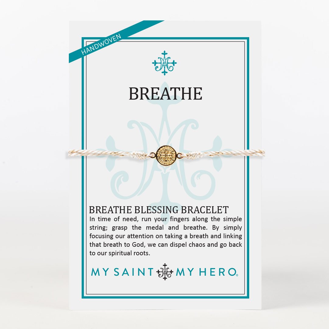 Breathe Blessing Bracelet - Gold