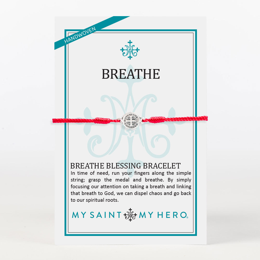 Breathe Blessing Bracelet - Silver